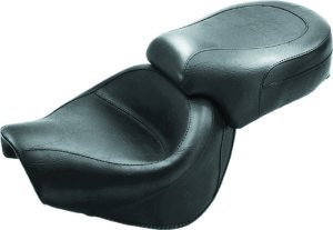 Honda VT750 Ace Two-Piece Motorcycle Seat - Mustang Motorcycle - Wide Touring - Black - `98-`03